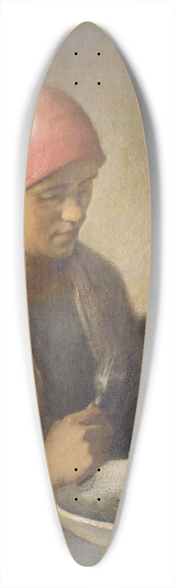 Auguste Boulard - The Meal 39.3 inch art pintail longboard deck