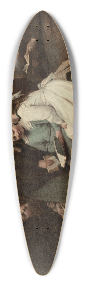 Auguste-Joseph Truphme - En retenue 39.3 inch art pintail longboard deck