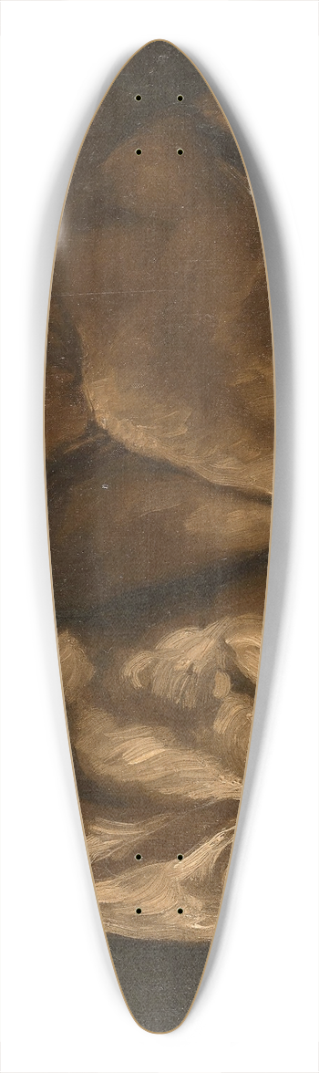 Auguste Lanon - Lionne couche 39.3 inch art pintail longboard deck