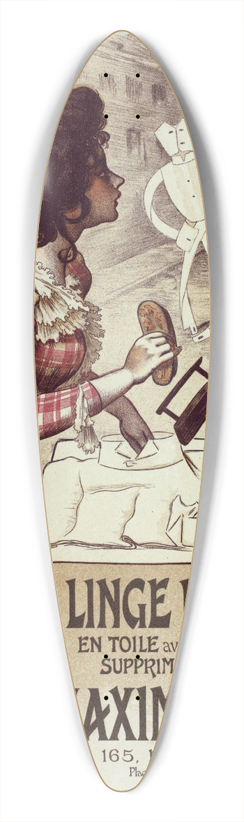 Auguste Roedel - Linge Monopole 39.3 inch art pintail longboard deck