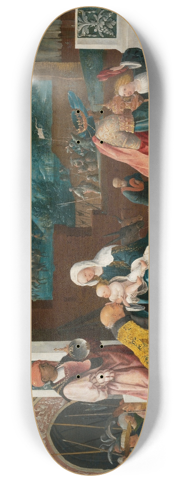 Jan van Scorel - Adoration of the Magi 8.25 inch art skate deck