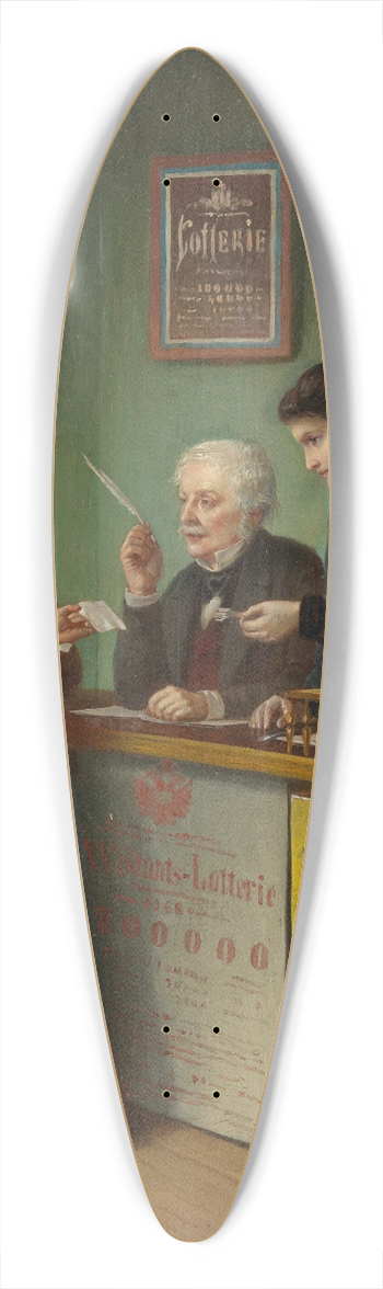August Mansfeld - Lotto-Kollektur 39.3 inch art pintail longboard deck