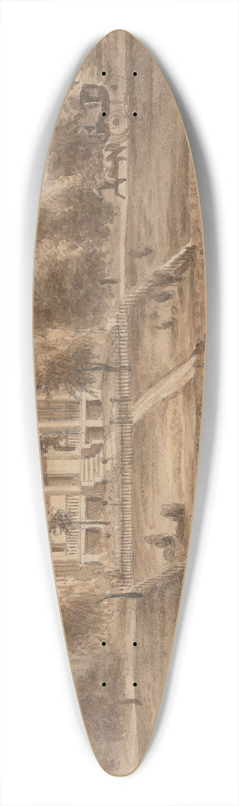 Augustus Kllner - Inner Bay, Staten Island, New York 39.3 inch art pintail longboard deck
