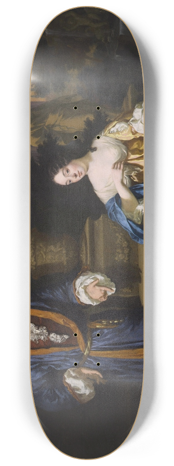 Jan Verkolje - A Gentleman And A Lady In A Park 8.25 inch art skate deck