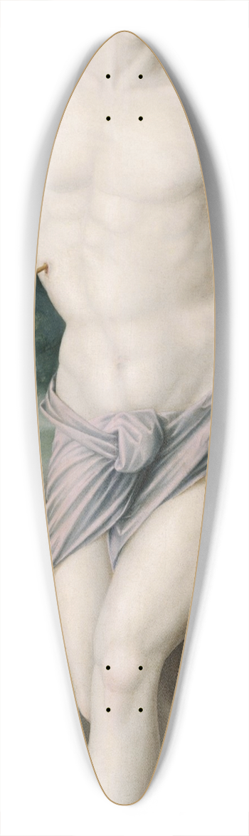 Bacchiacca - Saint Sebastian 39.3 inch art pintail longboard deck