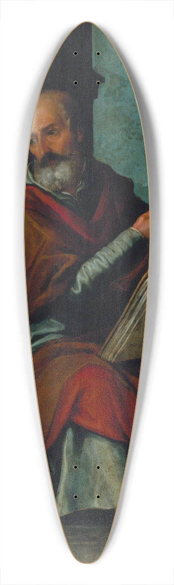 Baltasar de Echave Iba - Saint Matthew 39.3 inch art pintail longboard deck