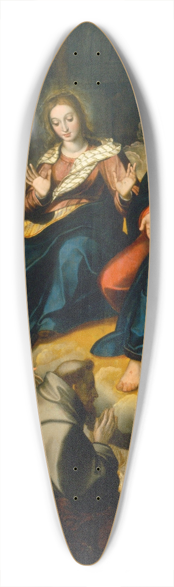 Baltasar de Echave Orio - The Porcincula 39.3 inch art pintail longboard deck