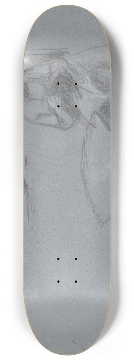 Jan Veth - Handwerkende vrouw aan een tafel 8.25 inch art skate deck