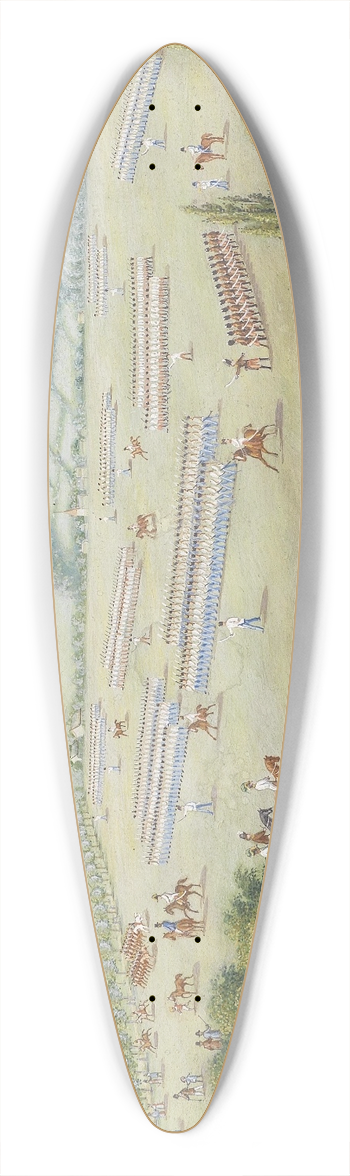 Balthasar Wigand - Exerzierplatz auf der Schmelz 39.3 inch art pintail longboard deck