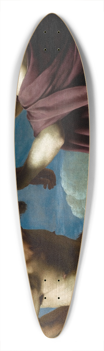 Bartolomeo Manfredi - Apollo and Marsyas 39.3 inch art pintail longboard deck
