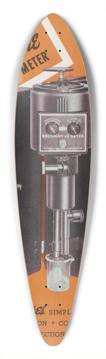 Beckman Instruments - Beckman Quinhydrone pH Meter 39.3 inch art pintail longboard deck