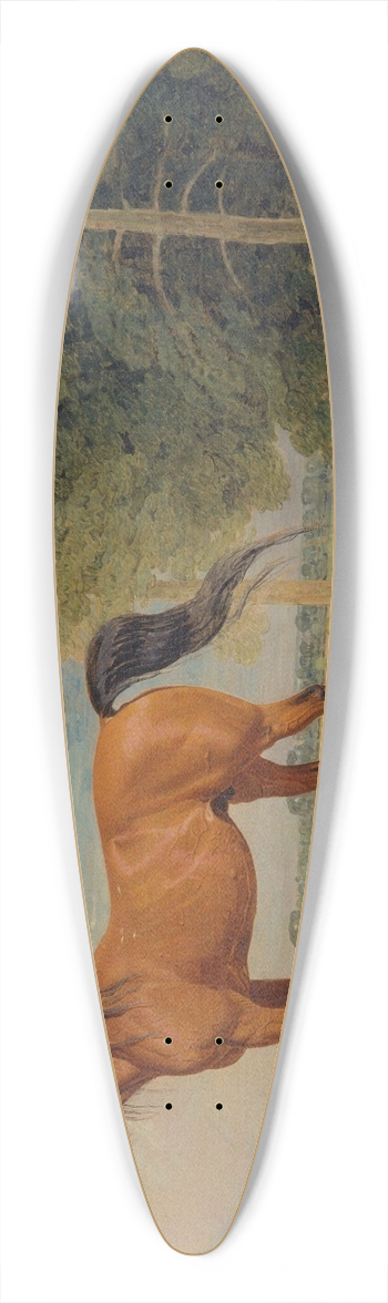 Benjamin Marshall - Broodmare With Foal, And A Terrier 39.3 inch art pintail longboard deck