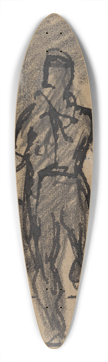 Benjamin Robert Haydon - Figure Study of a Man in a Formal Suit 39.3 inch art pintail longboard deck