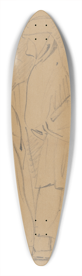 Benjamin Robert Haydon - Study of a Group of Robed, Standing Figures 39.3 inch art pintail longboard deck