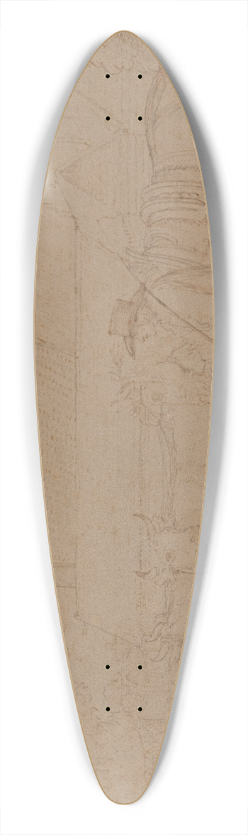 Benjamin West - A Farm near Windsor 39.3 inch art pintail longboard deck