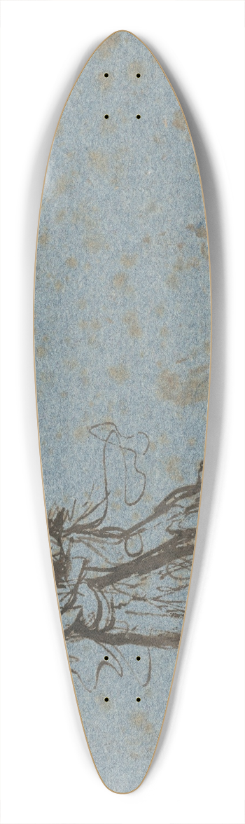 Benjamin West - Study for Jephthahs Daughter 39.3 inch art pintail longboard deck