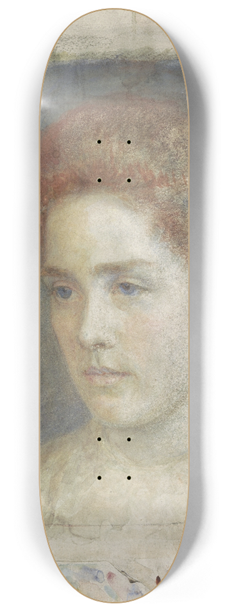Jan Veth - Portret van mejuffrouw Wiedenbruggen 8.25 inch art skate deck