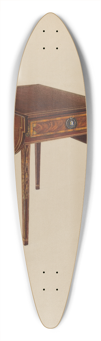 Bernard Gussow - Drop-leaf Table 39.3 inch art pintail longboard deck