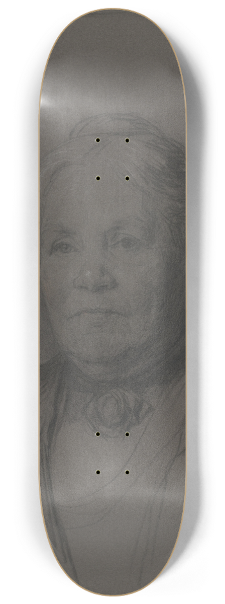 Jan Veth - Portret van mevrouw M. Heering-Spakler 8.25 inch art skate deck