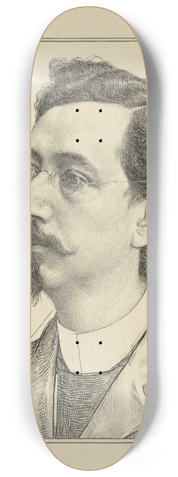 Jan Veth - Portret van Nicolaas de Roever 8.25 inch art skate deck