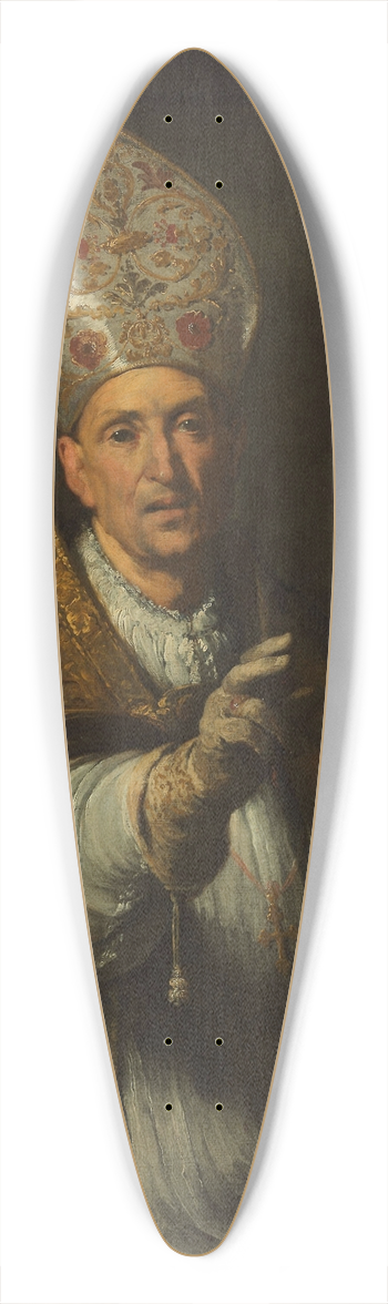 Bernardo Strozzi - St. Gerardo Sagredo, Bishop of Csand 39.3 inch art pintail longboard deck
