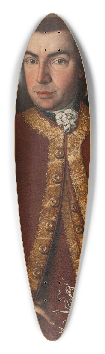 Bernardus Friedrich - Johannes Paulus de Weissenberg 39.3 inch art pintail longboard deck