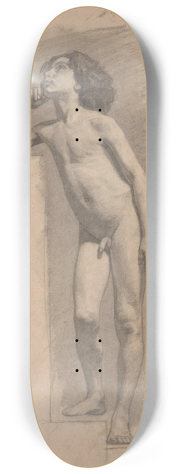 Jan Veth - Staande naakte jongen 8.25 inch art skate deck