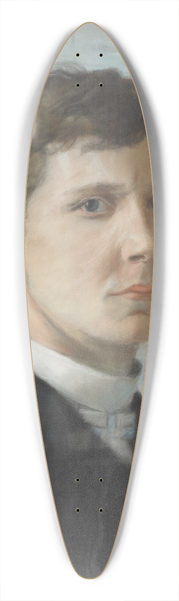 Bernhard sterman - Self-portrait 39.3 inch art pintail longboard deck