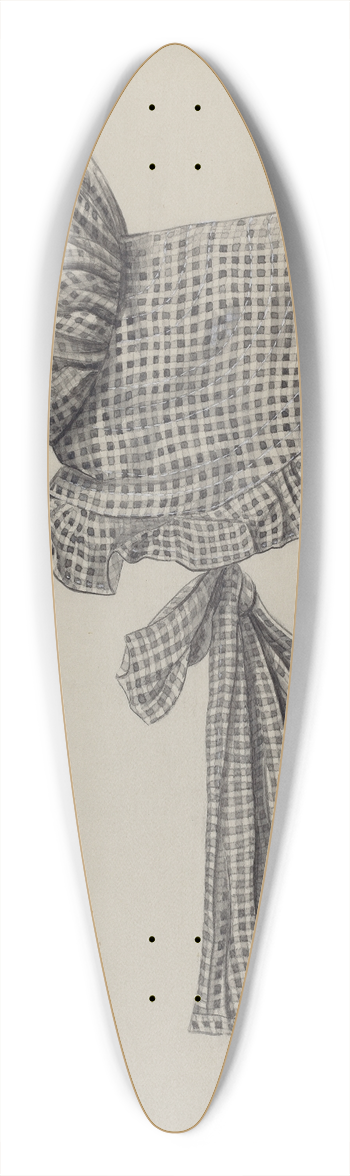 Bertha Semple - Dolls Gingham Sunbonnet 39.3 inch art pintail longboard deck