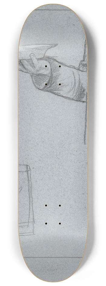 Jan Veth - Studie van een hand met een schaaltje 8.25 inch art skate deck