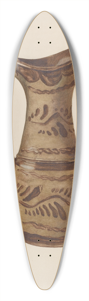 Betty Jacob - Pitcher 39.3 inch art pintail longboard deck