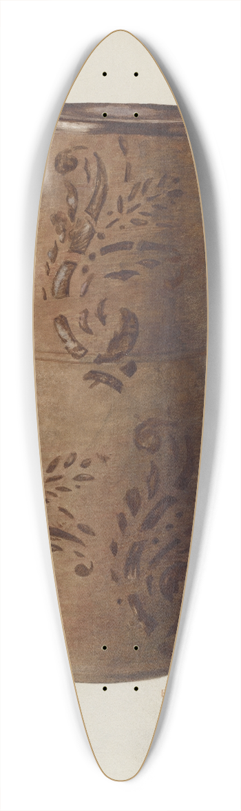 Betty Jacob - Redware Pitcher 39.3 inch art pintail longboard deck