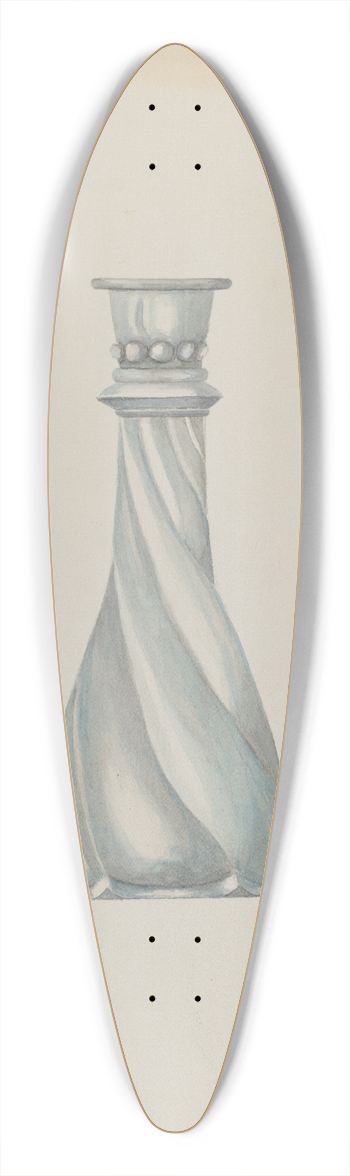 Beulah Bradleigh - Candlestick 39.3 inch art pintail longboard deck