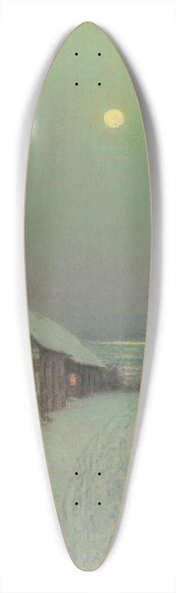 Birge Harrison - Christmas Eve 39.3 inch art pintail longboard deck