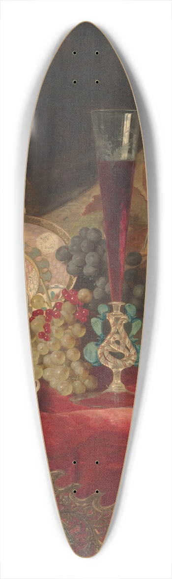 Blaise-Alexandre Desgoffe - Fruit still life 39.3 inch art pintail longboard deck