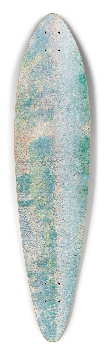 Blanche Hosched-Monet - Bords de Seine 39.3 inch art pintail longboard deck