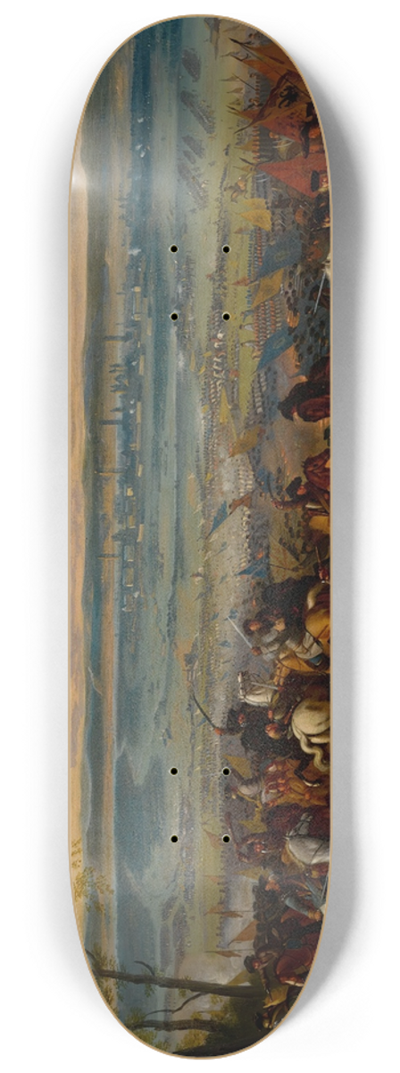 Adam Frans van der Meulen - Battle of Torino Meulen 8.25 inch art skate deck