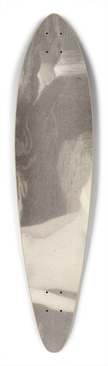 Bolton Coit Brown - Big Cedars 39.3 inch art pintail longboard deck