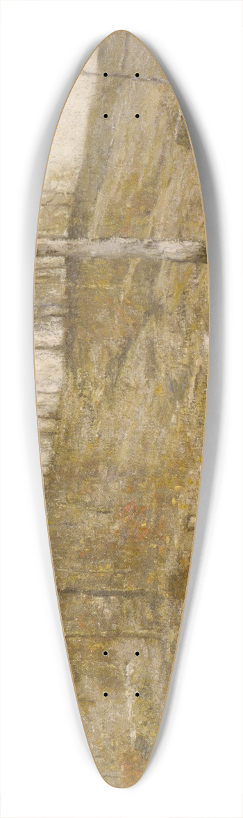Bruce Crane - December Uplands 39.3 inch art pintail longboard deck