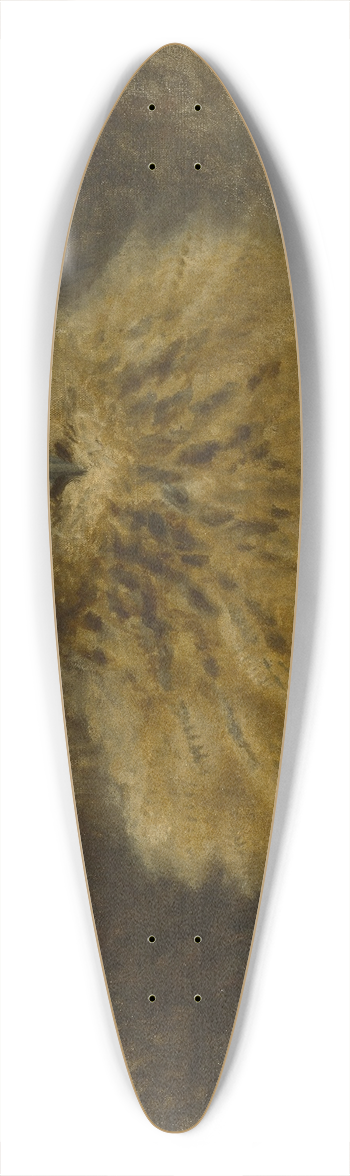 Bruno Liljefors - An Eagle Owl 39.3 inch art pintail longboard deck