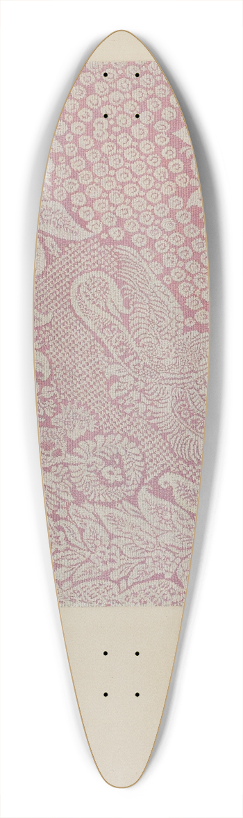Byron Dingman - Woven Textile 39.3 inch art pintail longboard deck