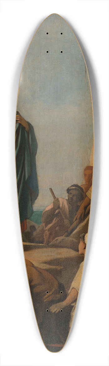 Camille Chazal - Christ preaching 39.3 inch art pintail longboard deck