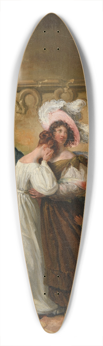 Camille-Joseph-Etienne Roqueplan - Scne dorage 39.3 inch art pintail longboard deck