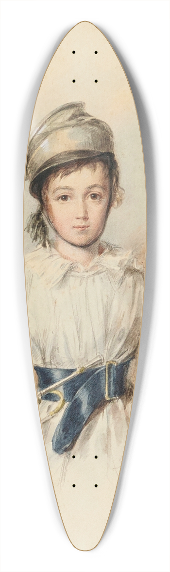 Candide Blaize - Portrait prsum de Maurice Sand (enfant) 39.3 inch art pintail longboard deck