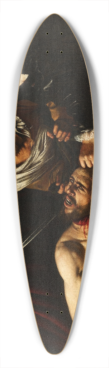 Caravaggio - Judith Beheading Holofernes 39.3 inch art pintail longboard deck