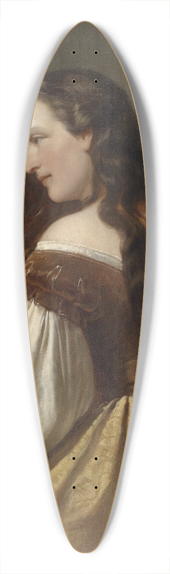 Carl Adolf Gugel - Bei der Toilette 39.3 inch art pintail longboard deck