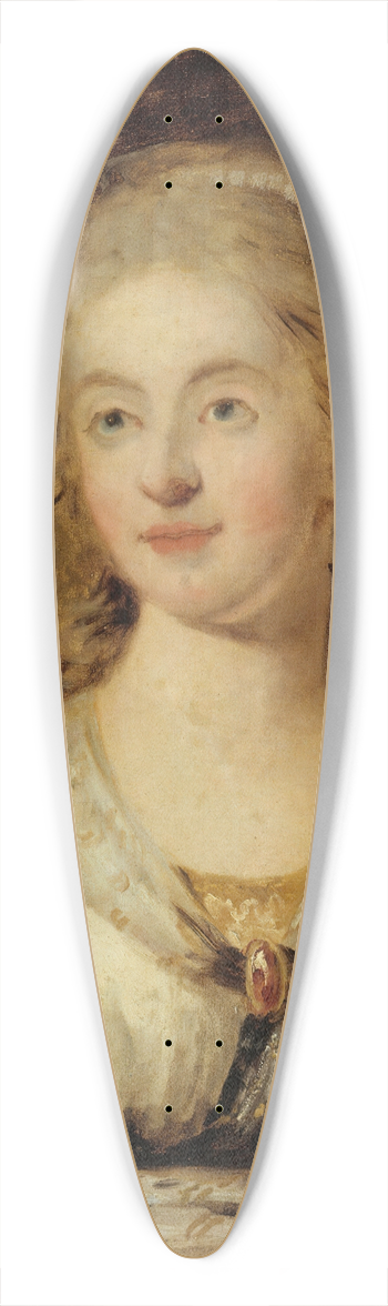 Carl Frederik von Breda - Actress Anna Sofia Hagman 39.3 inch art pintail longboard deck