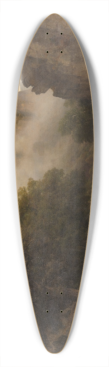 Carl Friedrich Lessing - Das Bodetal im Harz 39.3 inch art pintail longboard deck