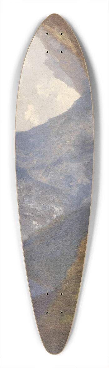 Carl Hasch - Toblacher See 39.3 inch art pintail longboard deck