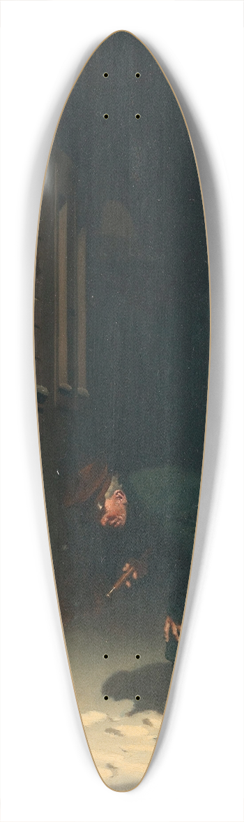 Carl Kronberger - The Lost Key 39.3 inch art pintail longboard deck